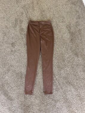 Skims Disco Skinny Pants in Umber - XS